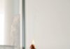 일상 속 ‘정신건강 챙기기’, 작지만 강한 생활의 변화가 답이다 person holding orange flower in front of white wall